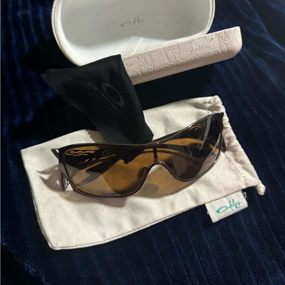 Oakley Bronze and Yellow Sunglasses